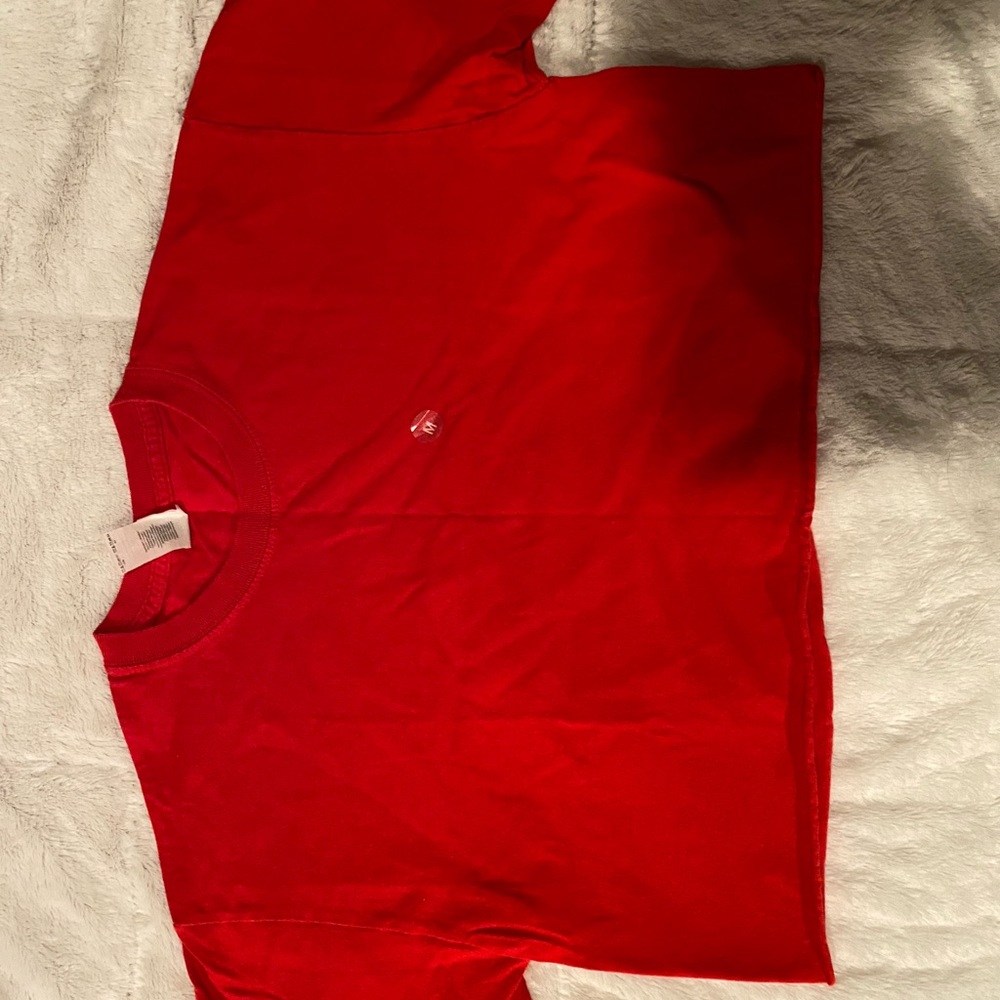 Red Cropped Tee